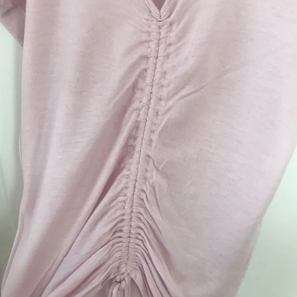 Club Monaco Pink Ruched Tee - Picture 3 of 6